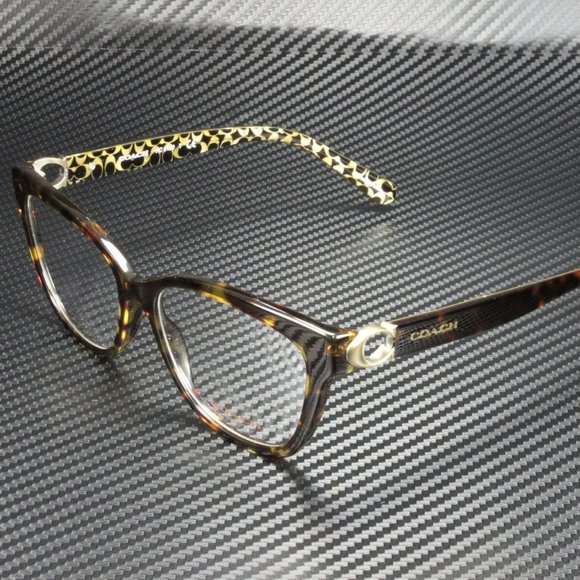 COACH Brown Green 54mm Eyeglasses - Picture 1 of 3